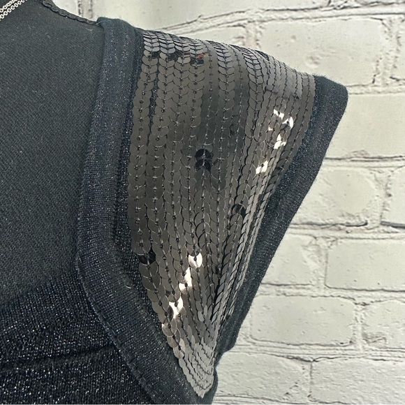 ROMEO & JULIET COUTURE BLACK BODYCON SEQUINS DRESS SIZE (M) - Picture 7 of 10